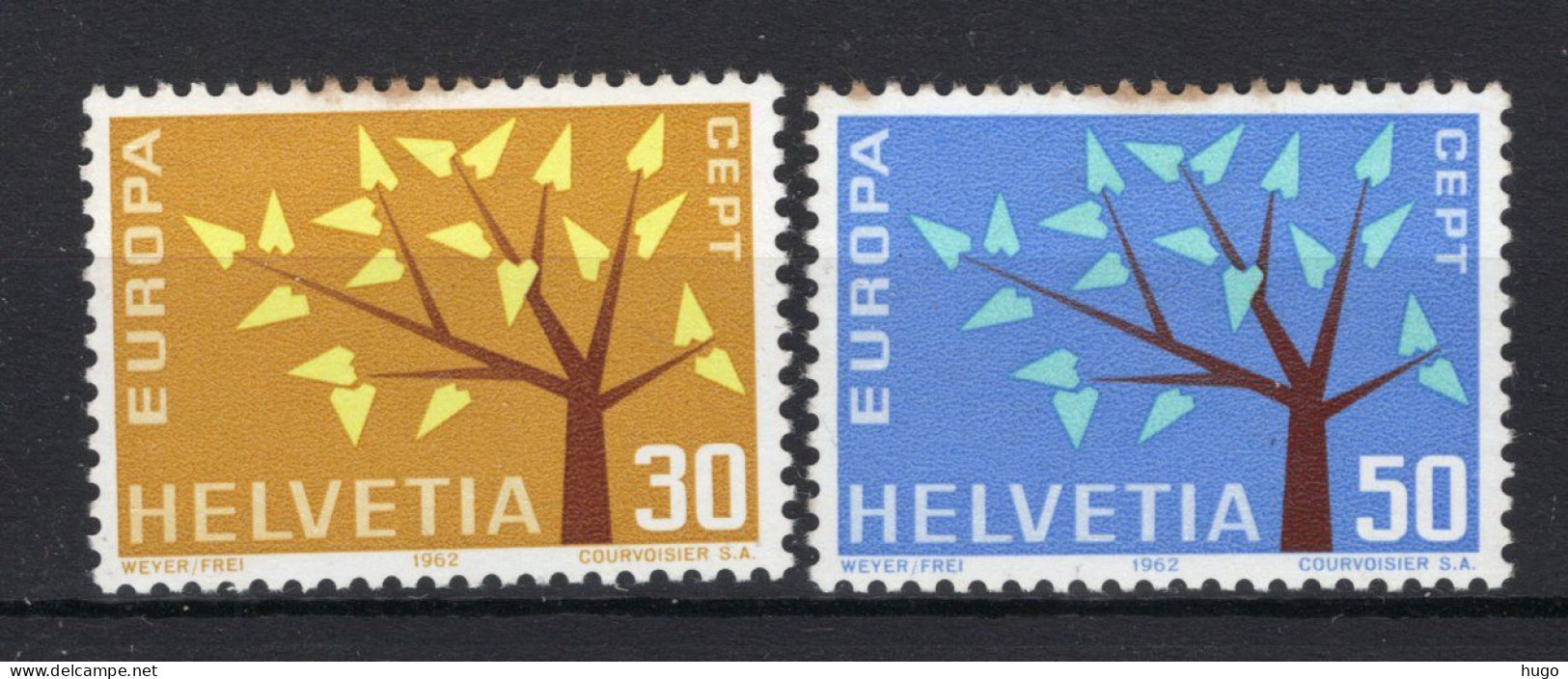 (B) Zwitserland CEPT 756/757 MNH - 1962 - 1962