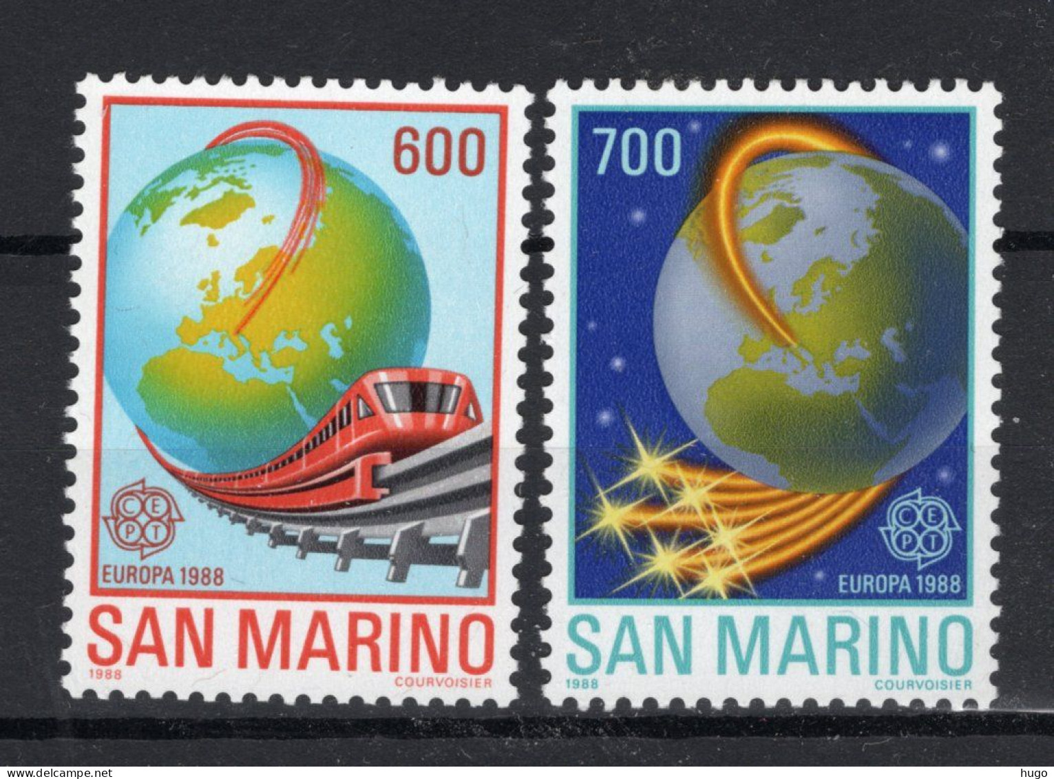 (B) San Marino CEPT 1380/1381 MNH - 1988 - 1988