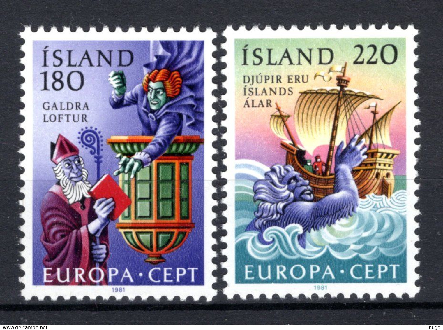 (B) IJsland CEPT 565/566 MNH** 1981 - 1981