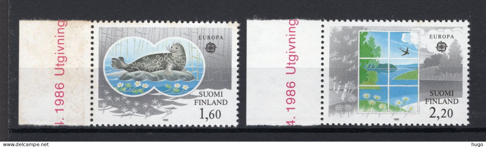 (B) Finland CEPT 985/986 MNH - 1986 - 1986