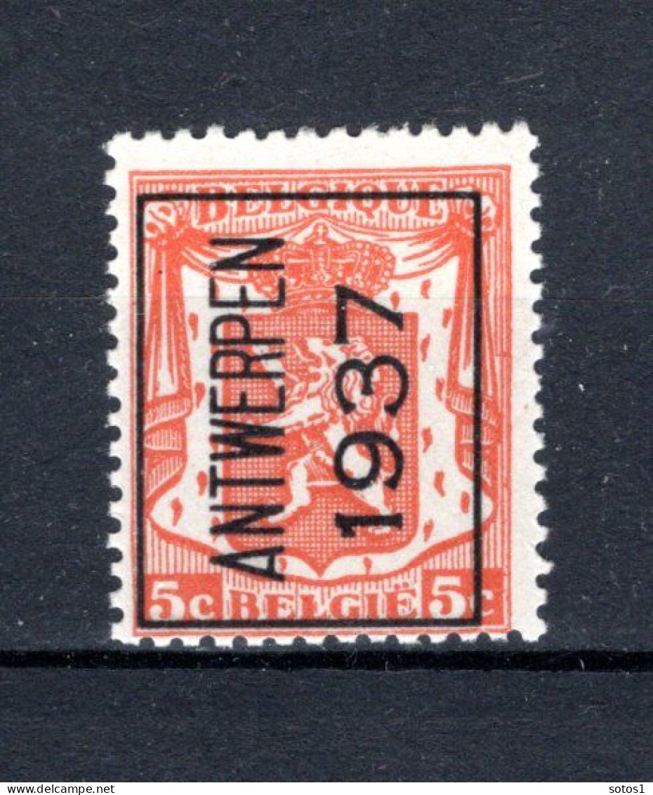 PRE323A MNH** 1937 - ANTWERPEN 1937 - Typo Precancels 1936-51 (Small Seal Of The State)