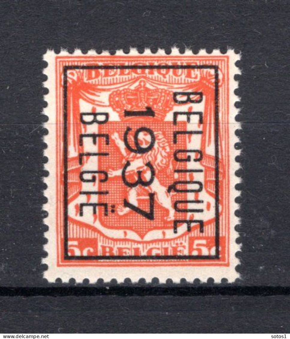 PRE322B MNH** 1937 - BELGIQUE 1937 BELGIE - Typos 1936-51 (Kleines Siegel)