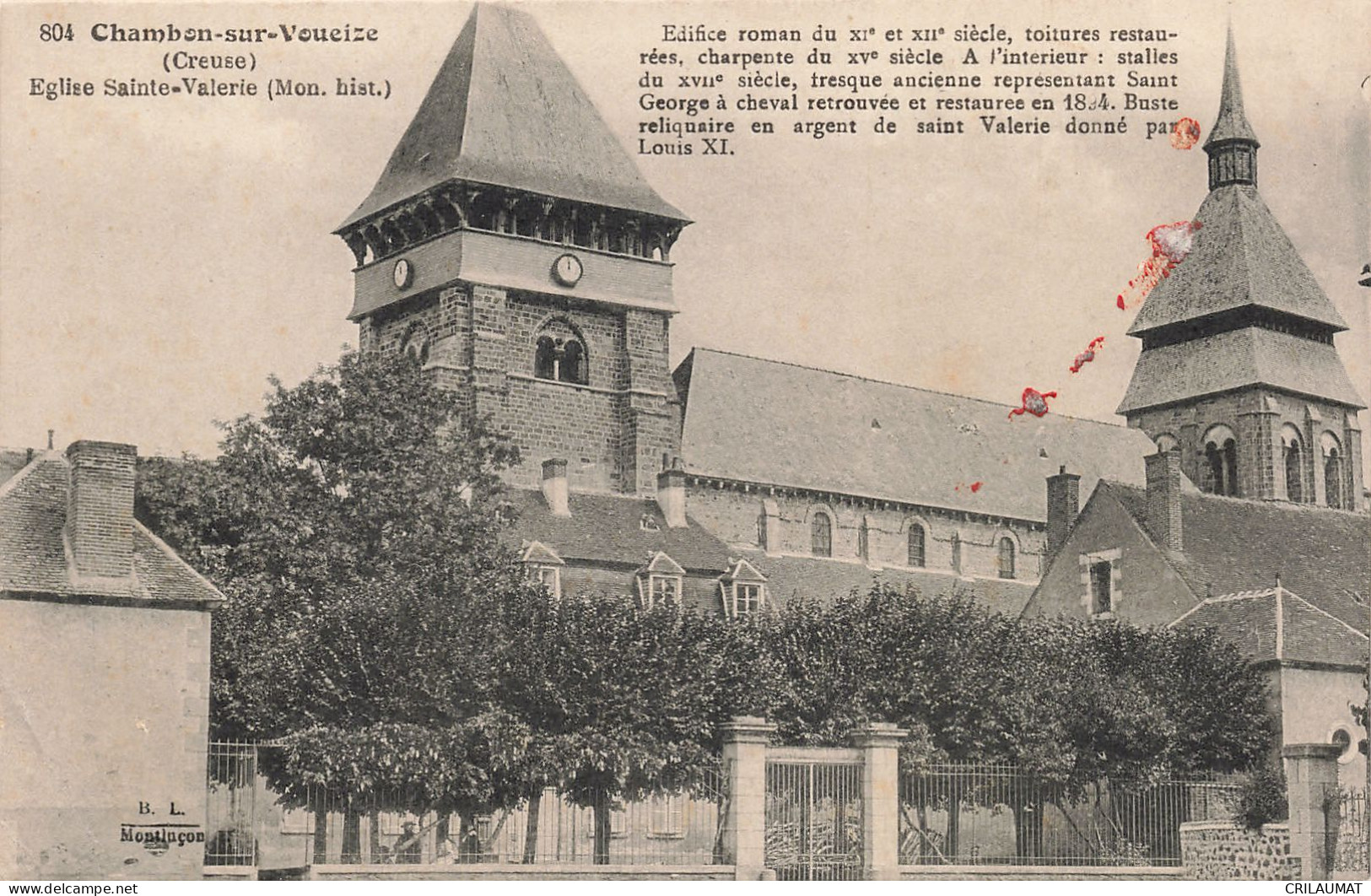 23-CHAMBON SUR VOUEIZE-N°T5286-A/0185 - Chambon Sur Voueize