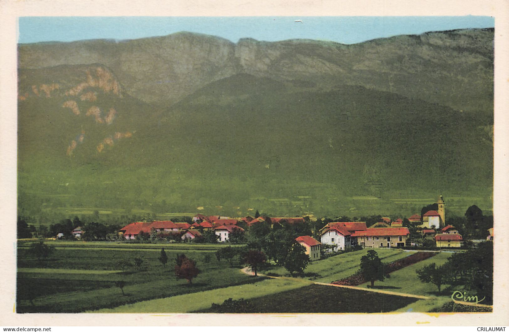 74-DOUSSARD MONTAGNE D ENTREVERNE-N°T5286-D/0167 - Doussard