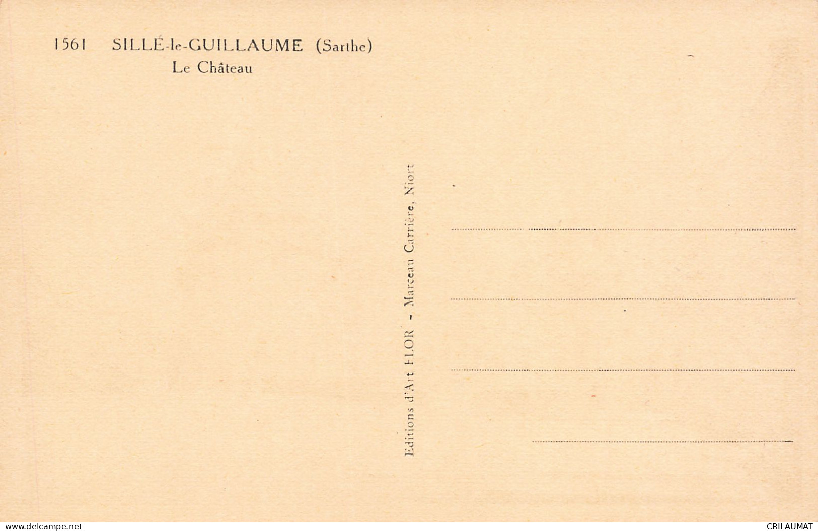 72-SILLE LE GUILLAUME-N°T5287-D/0285 - Sille Le Guillaume