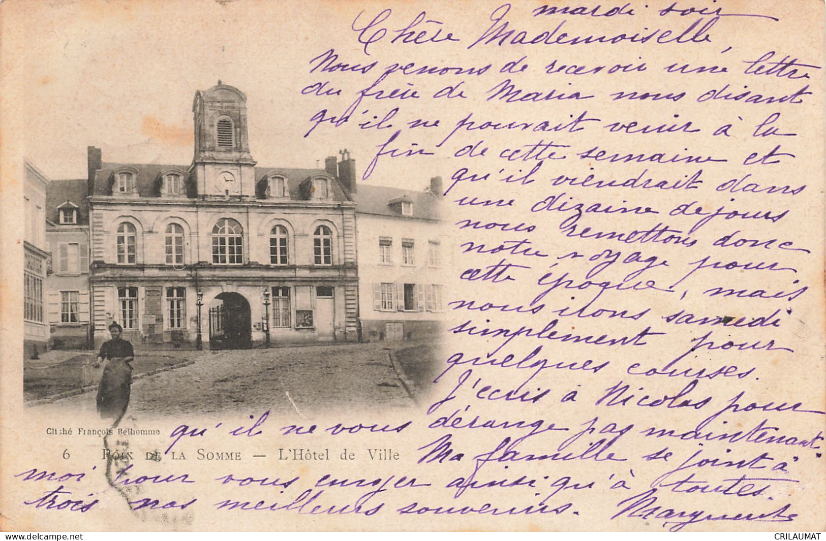 80-POIX DE LA SOMME-N°T5287-C/0211 - Poix-de-Picardie