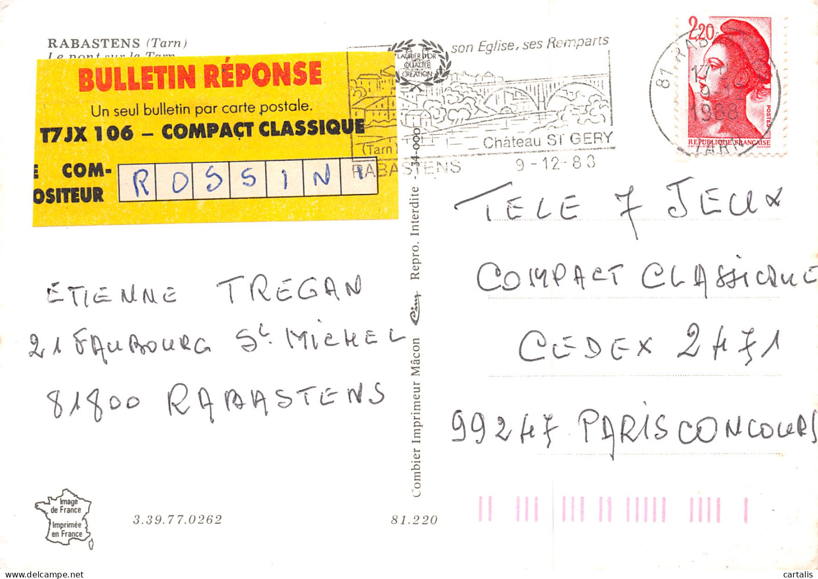 81-RABASTENS-N°C4040-C/0083 - Rabastens