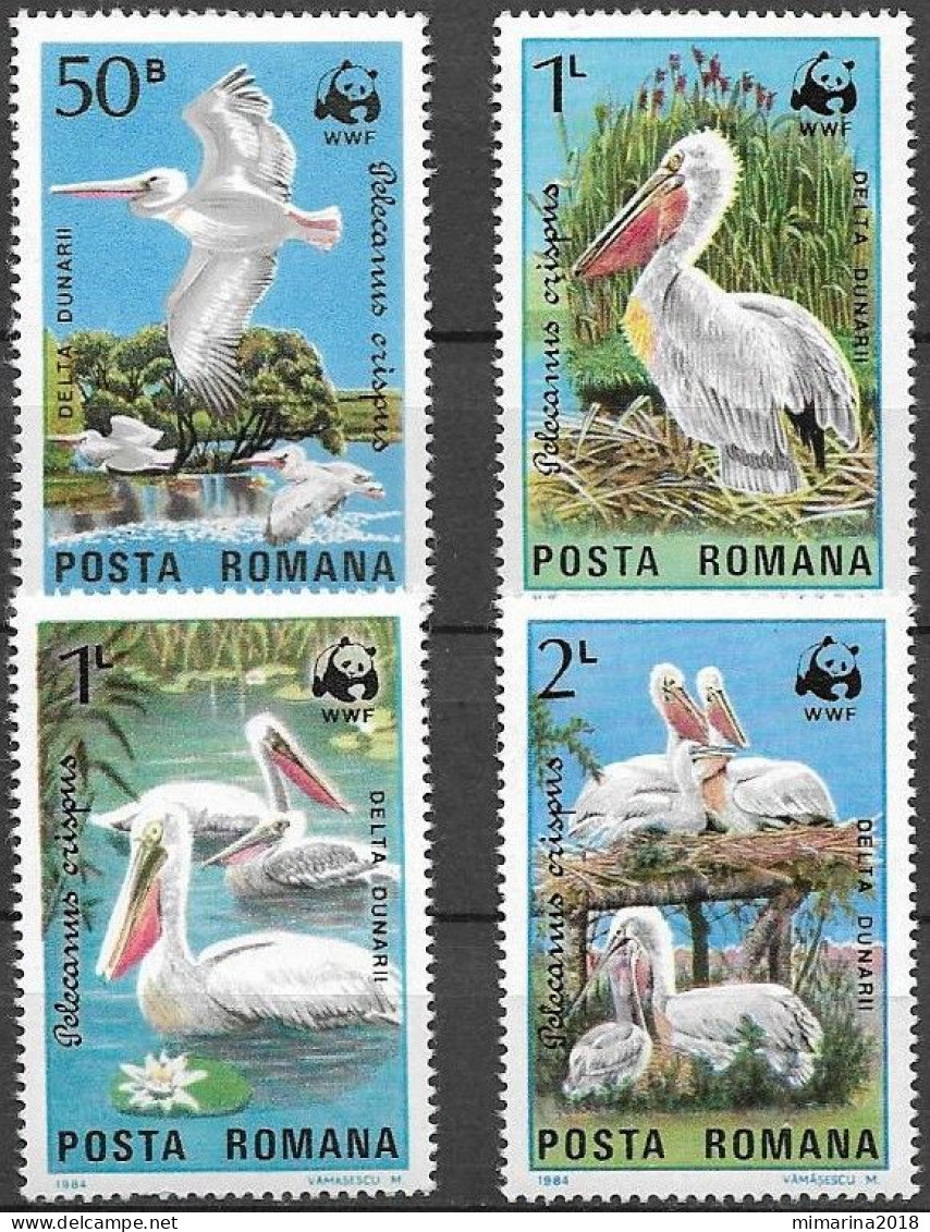 ROMANIA  1984  MNH  "WWF" - Nuevos