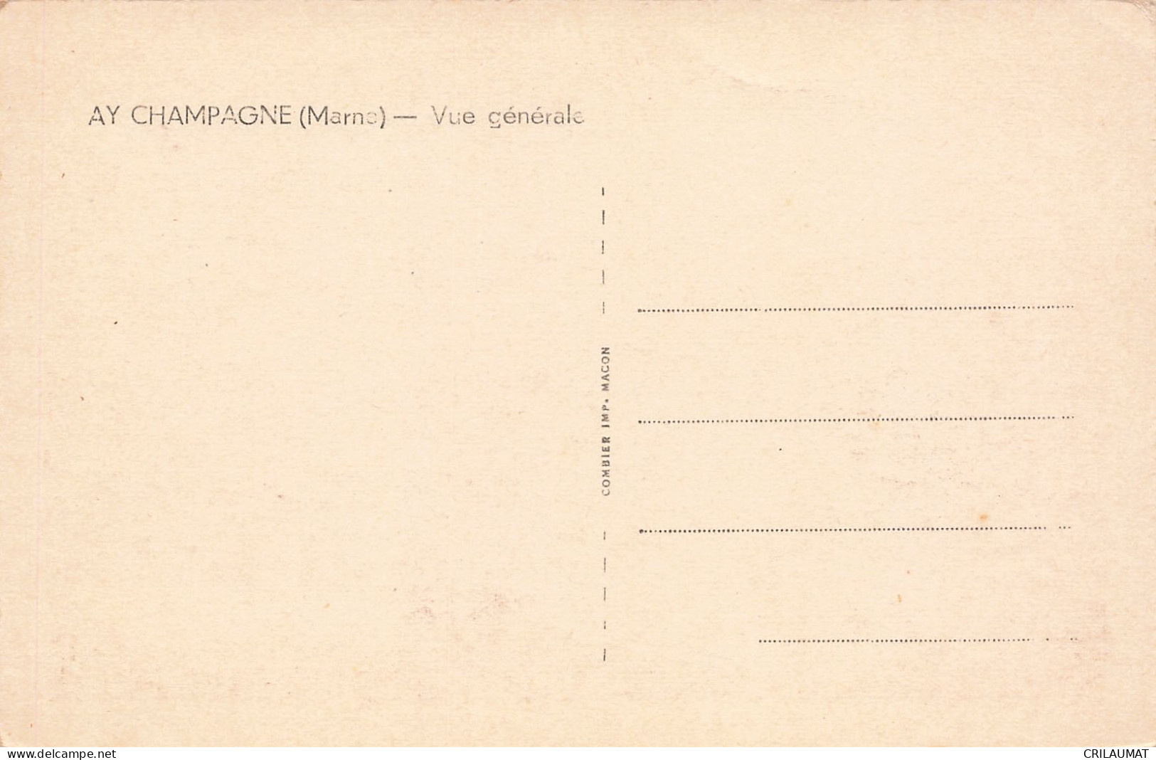 51-AY CHAMPAGNE-N°T5288-G/0099 - Ay En Champagne