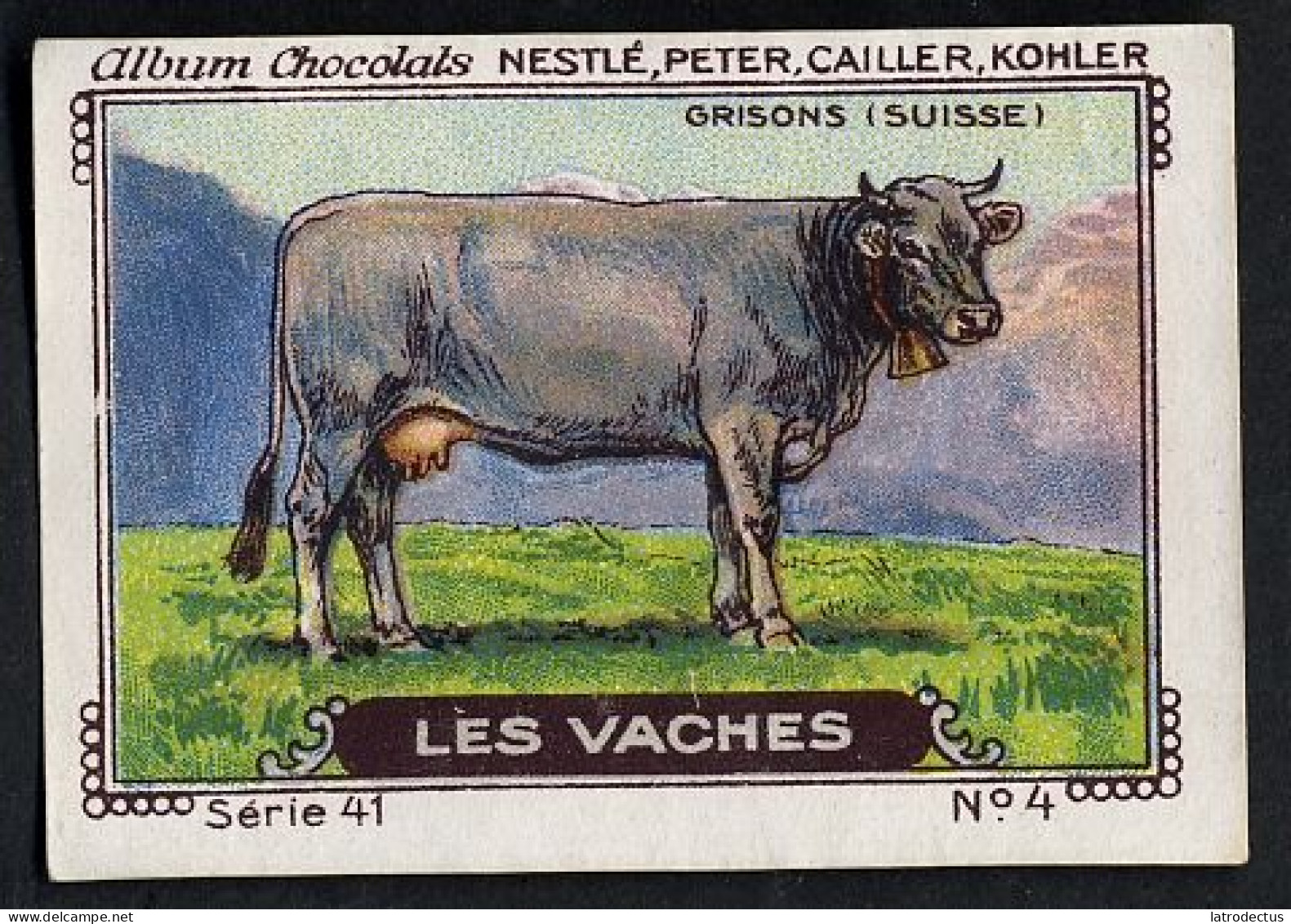Nestlé - 41 - Les Vaches, Cows - 4 - Grisons (Suisse) - Nestlé