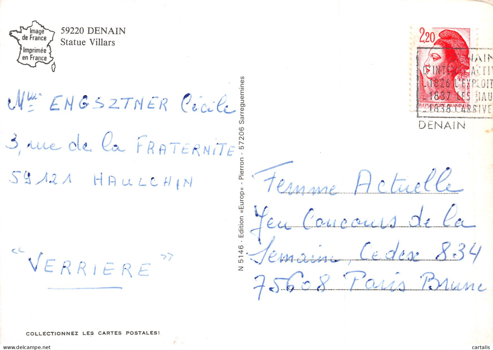 59-DENAIN-N°C4040-C/0373 - Denain