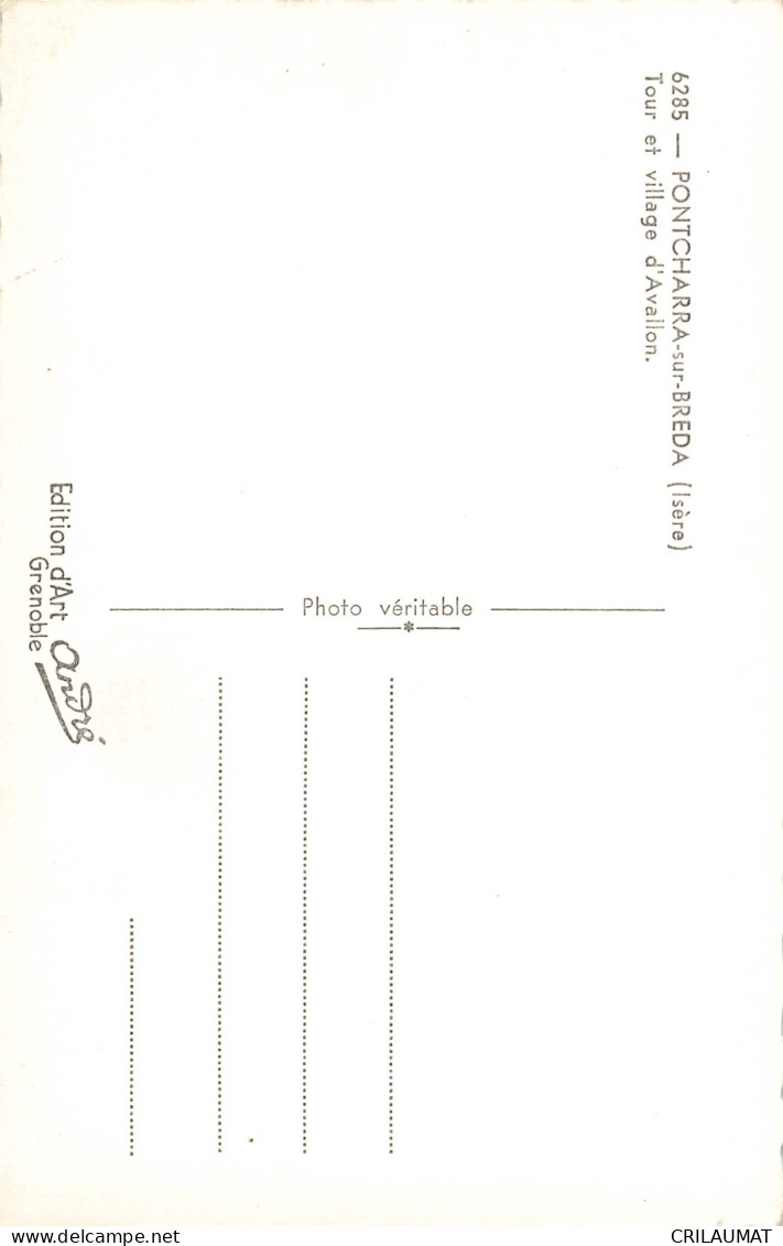 38-PONTCHARRA SUR BREDA-N°T5289-D/0285 - Pontcharra