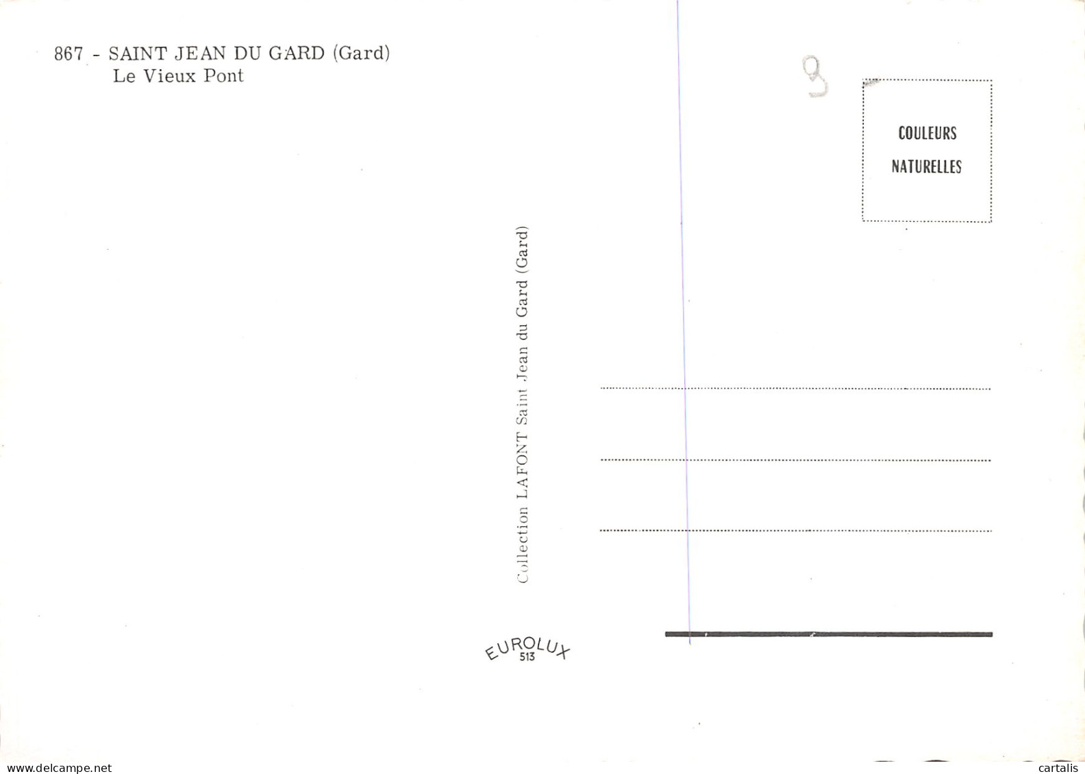 30-SAINT JEAN DU GARD-N°C4043-C/0383 - Saint-Jean-du-Gard