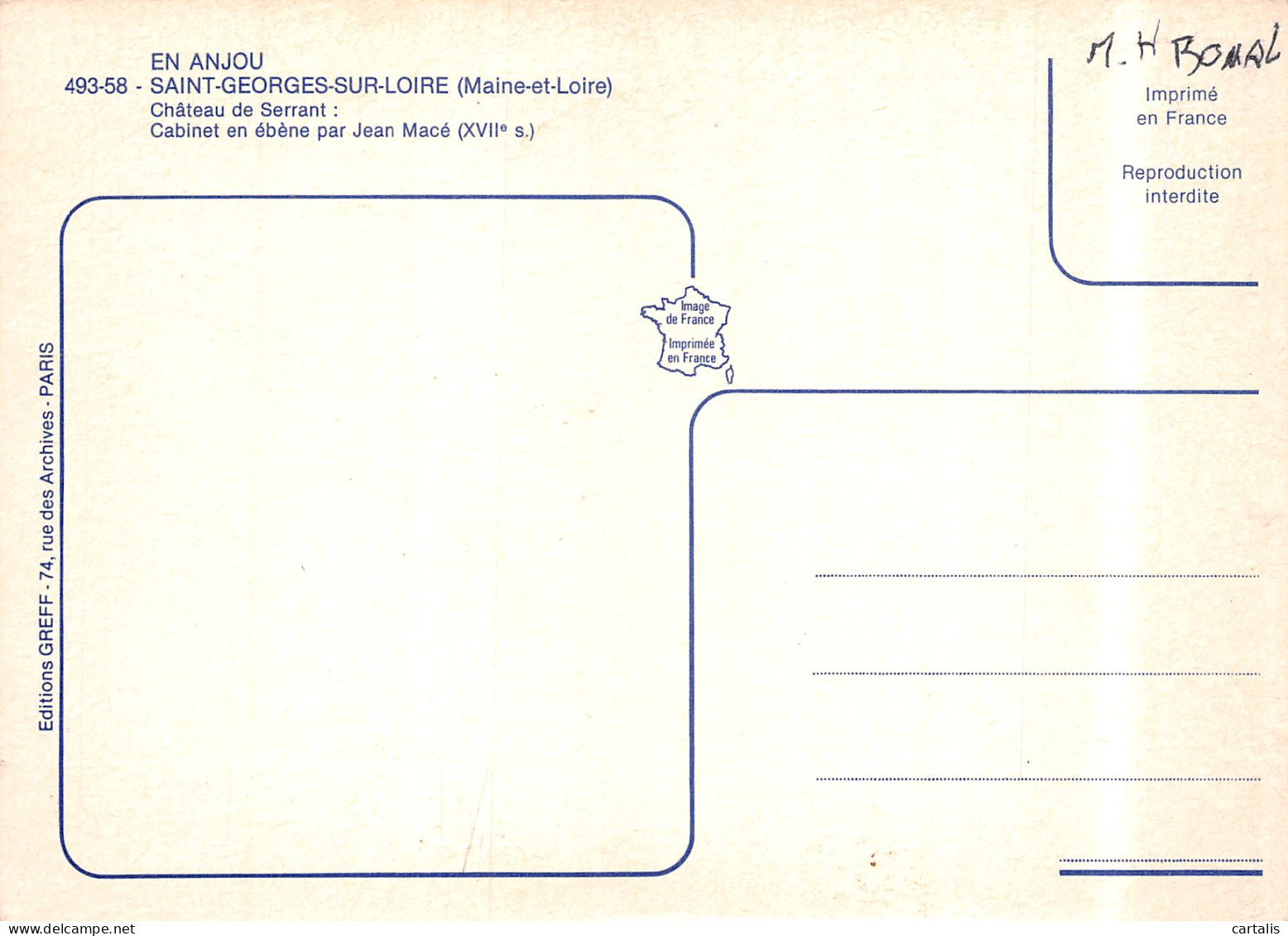 49-SAINT GEORGES SUR LOIRE-N°C4044-A/0249 - Saint Georges Sur Loire