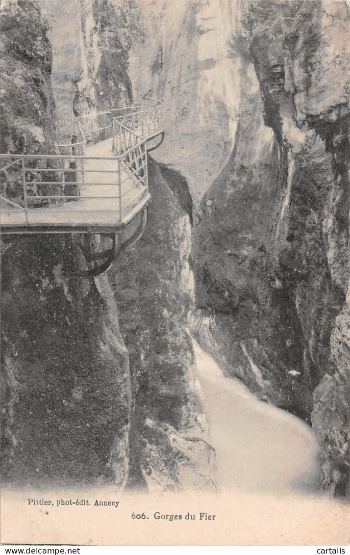 74-GORGES DU FIER-N°C4048-G/0195 - Lovagny