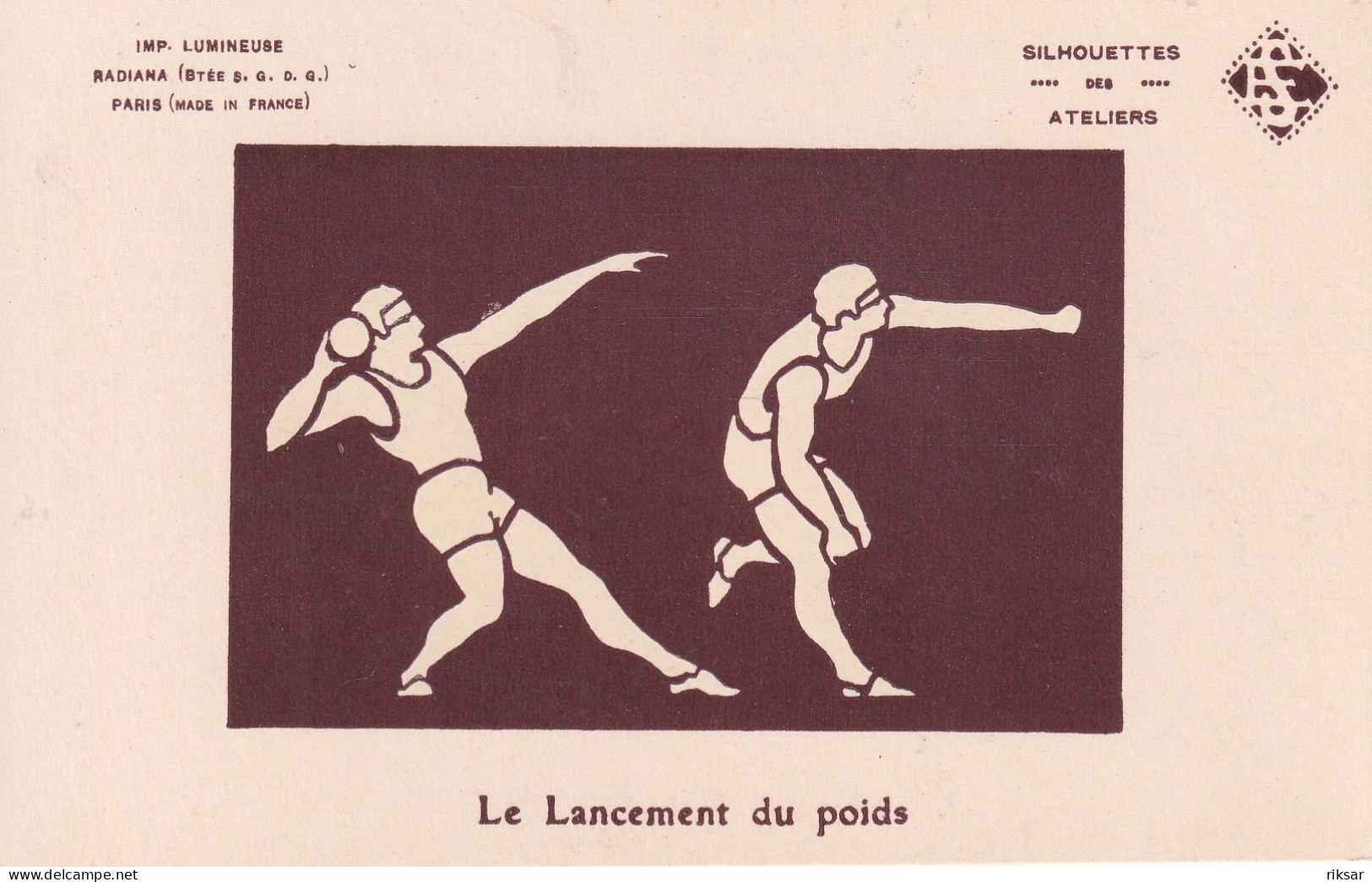 ATHLETISME(LE LANCEMENT DE POIDS) - Leichtathletik