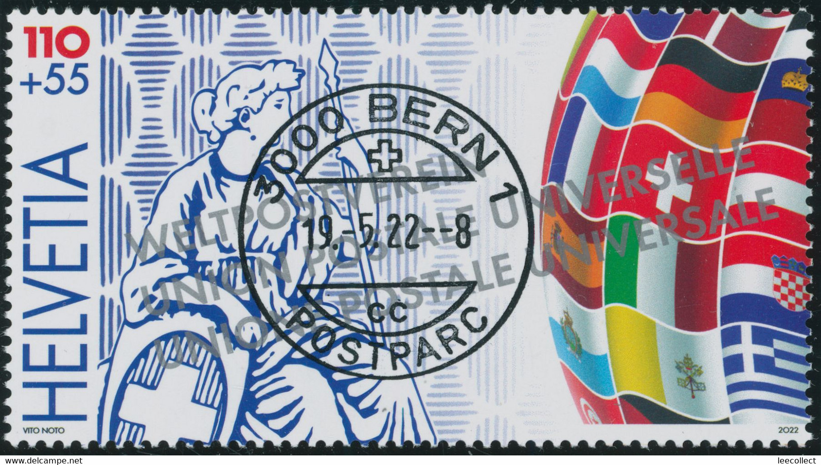 Suisse - 2022 - Lugano - Helvetia - Weltausstellung - Alle 5 Blockausschnitte - Ersttag Voll Stempel ET - Spezialausgabe - Used Stamps