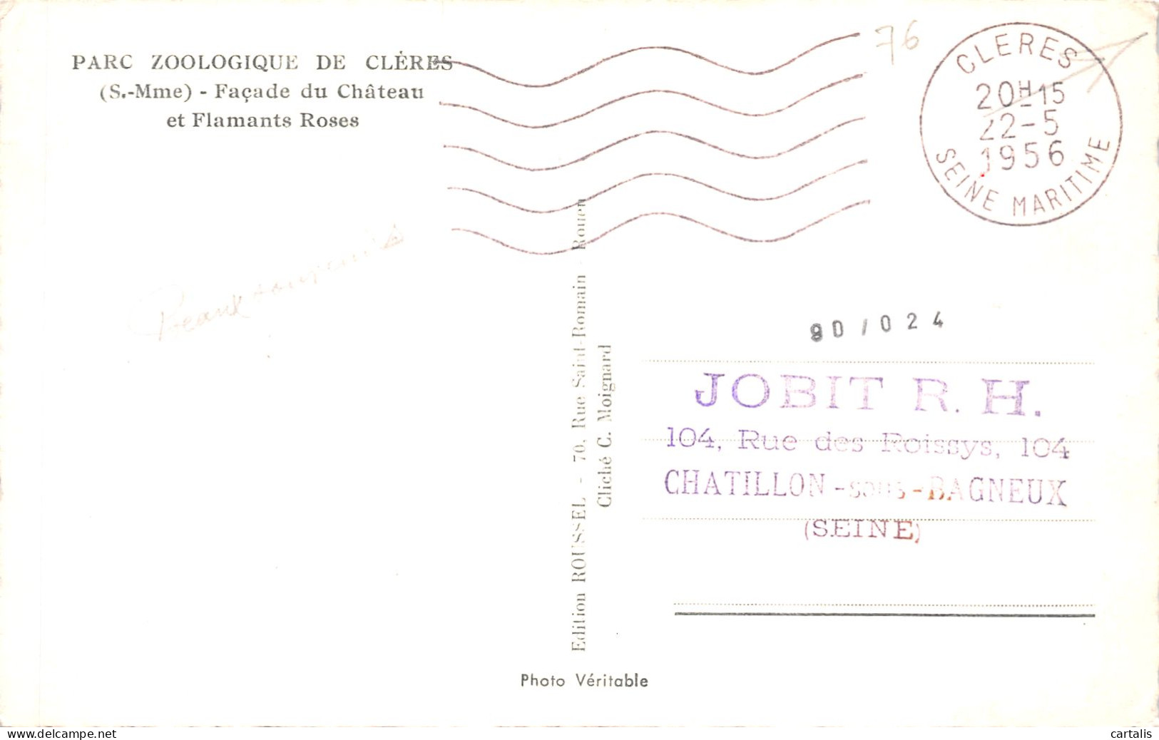 76-CLERES-N°C4050-F/0353 - Clères