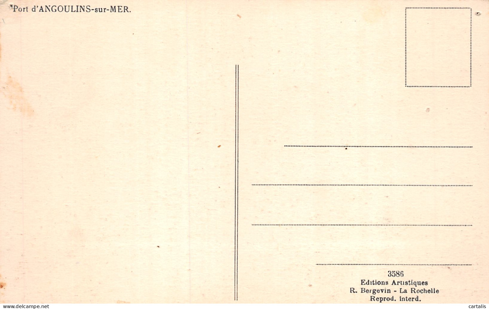 17-ANGOULINS SUR MER-N°C4052-B/0027 - Angoulins