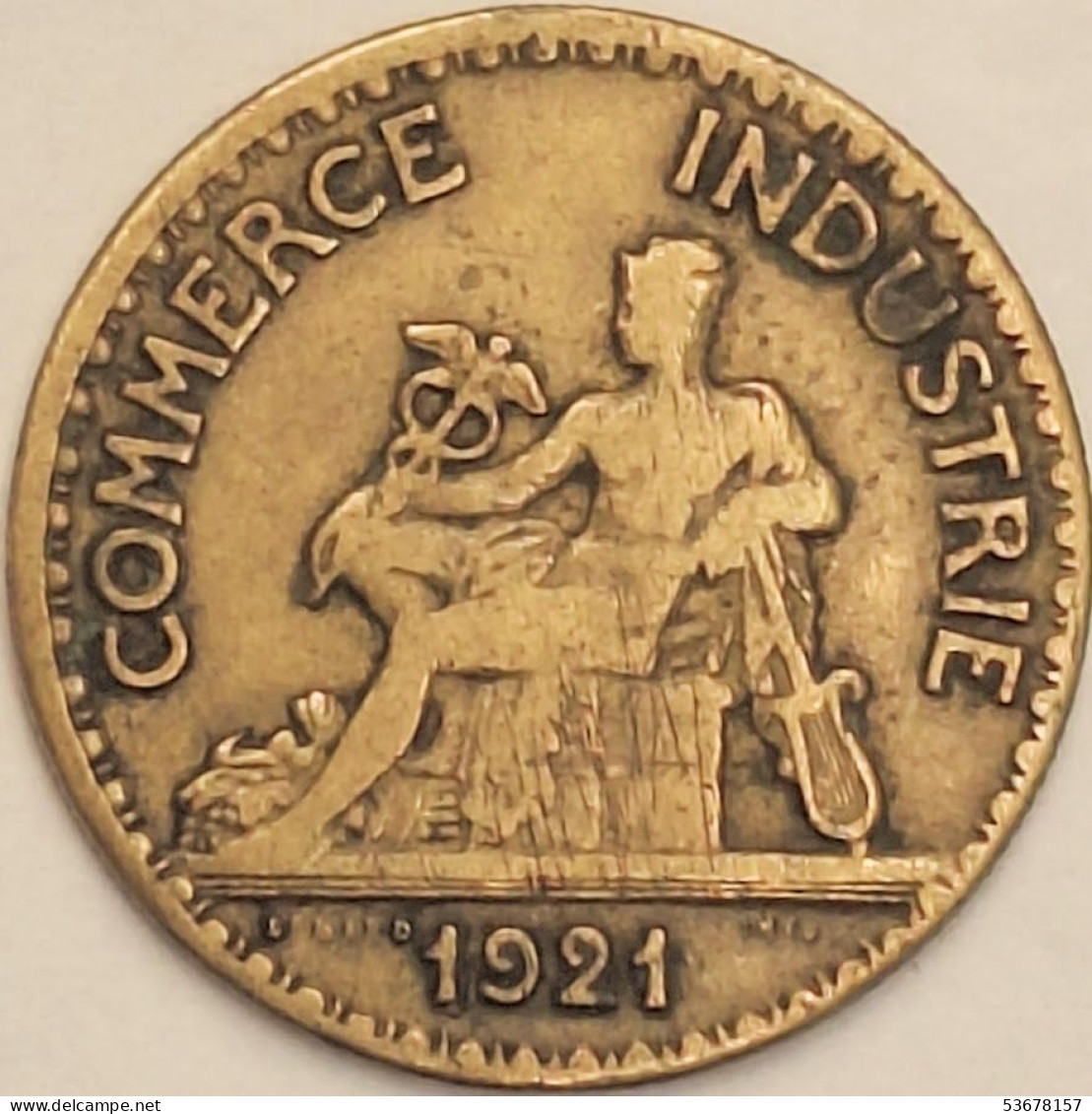 France - 50 Centimes 1921, KM# 884 (#4036) - 50 Centimes