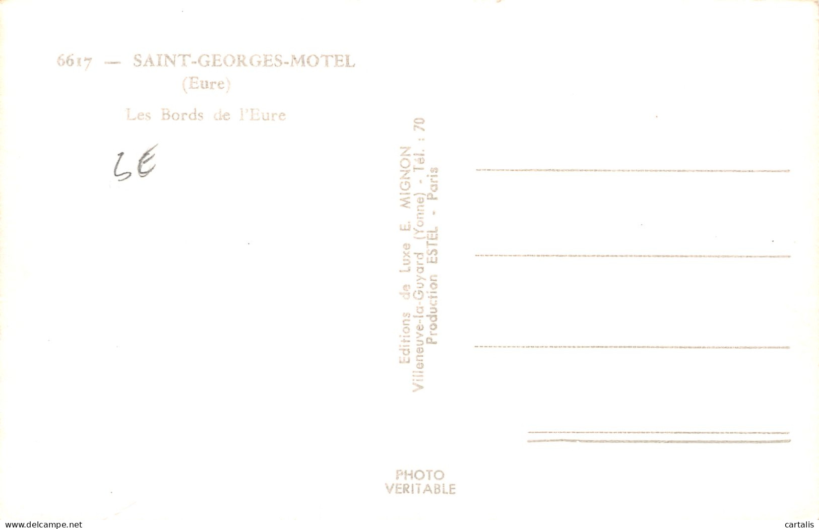 27-SAINT GEORGES MOTEL-N°C4052-D/0029 - Saint-Georges-Motel