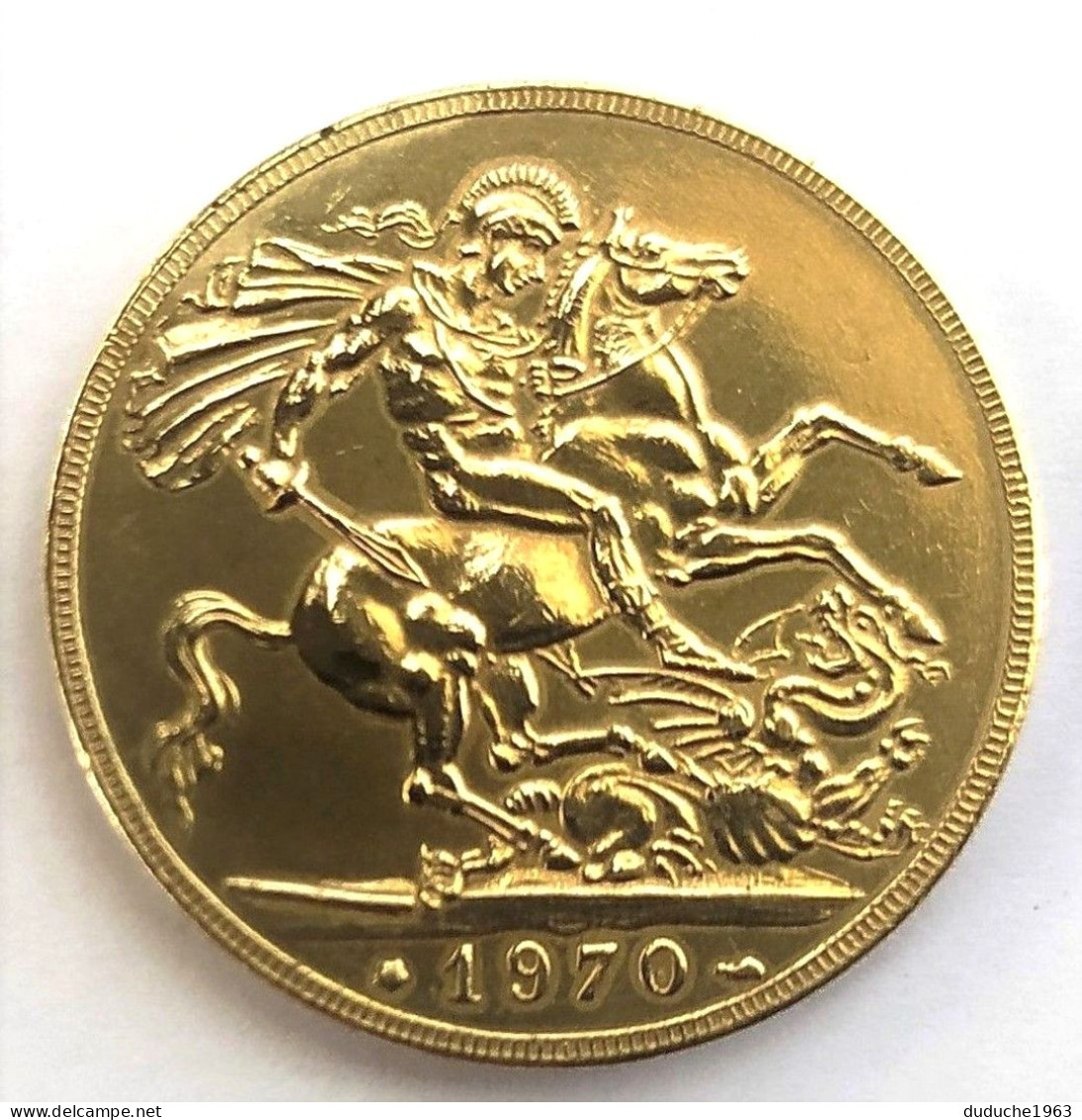 Grande Bretagne - Médaille Souverain Reine Victoria 1970 - Andere & Zonder Classificatie