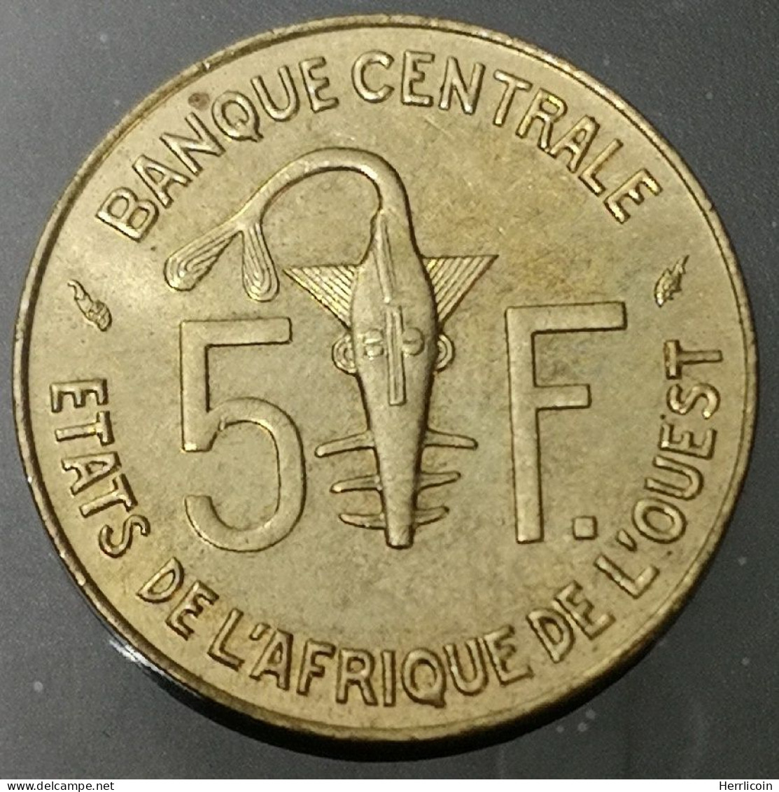 Monnaie Etats De L’Afrique De L’Ouest - 1989  - 5 Francs - Autres – Afrique