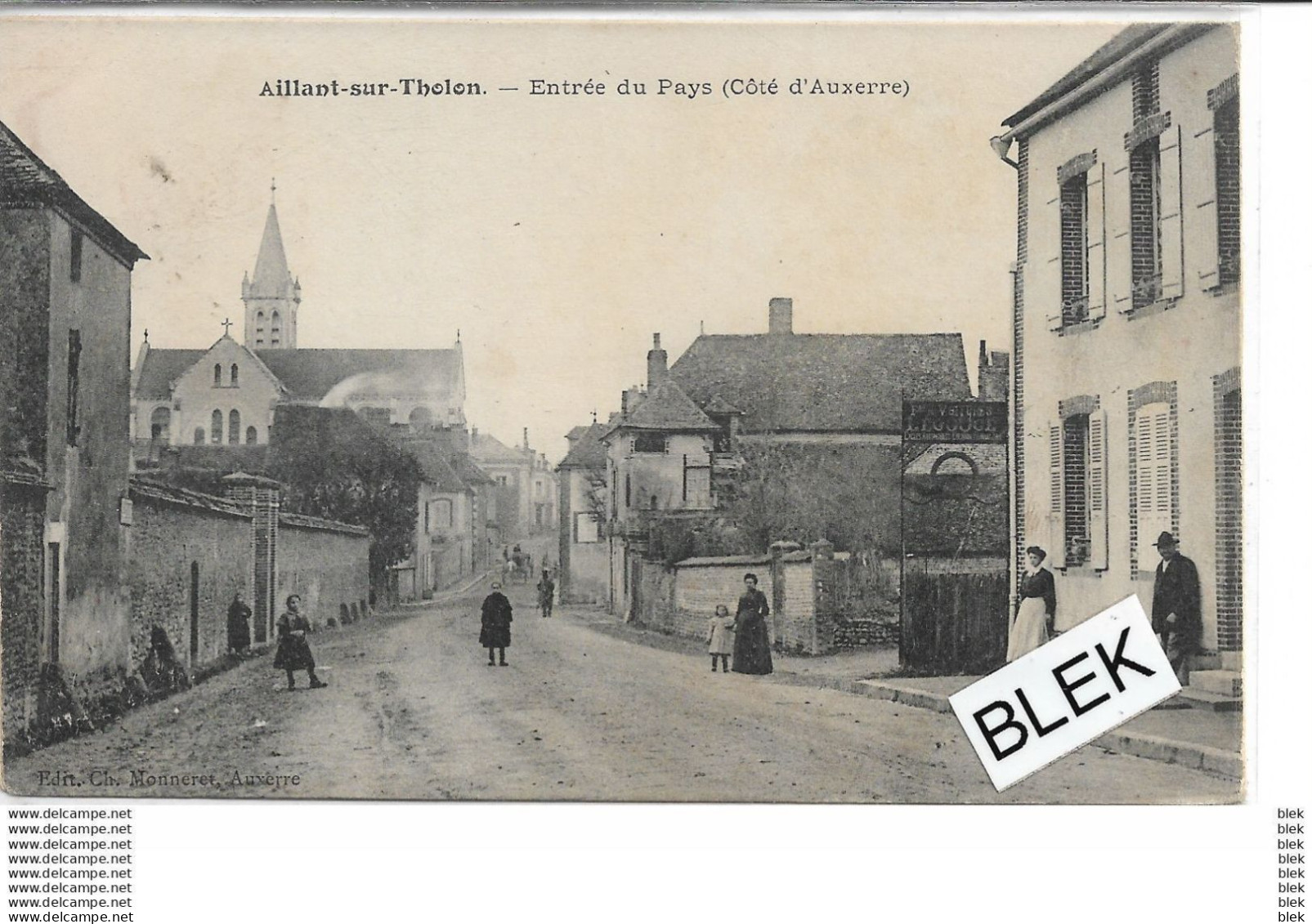 89 . Yonne .  Aillant Sur Tholon : Entrée Du Pays ( Coté Auxerre ) . - Aillant Sur Tholon