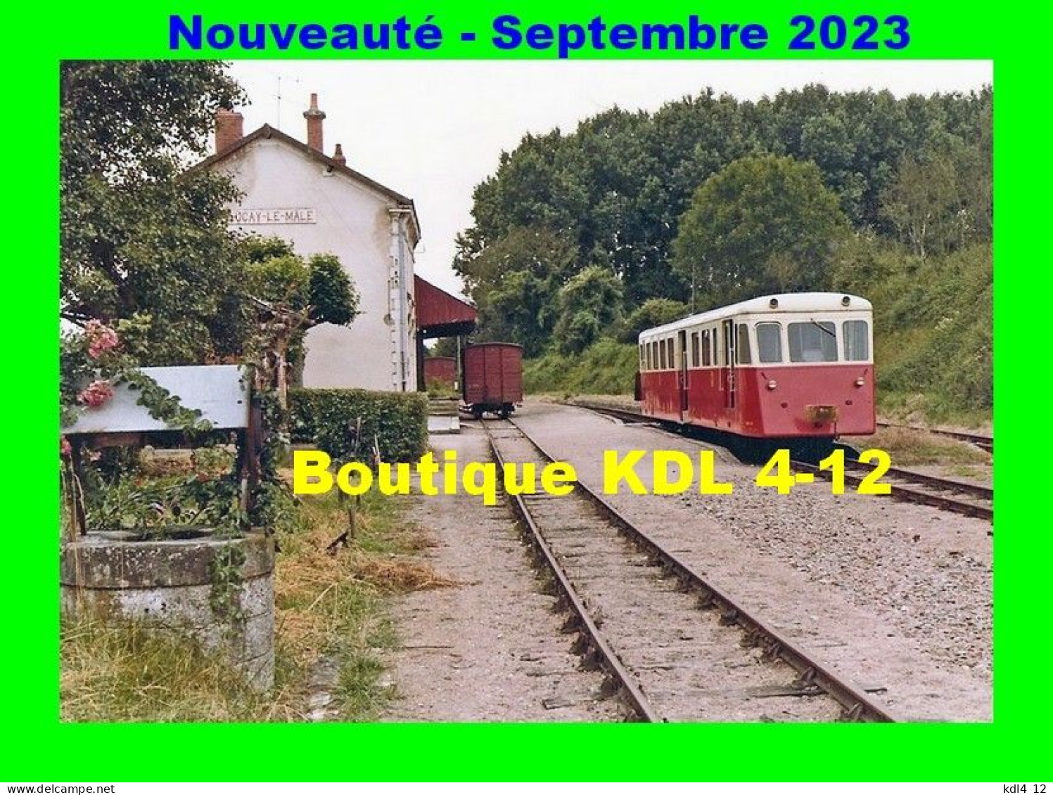 AL 917 - Autorail De Dion Bouton OC 2 En Gare - LUCAY-LE-MÂLE - Indre - BA - Funiculares