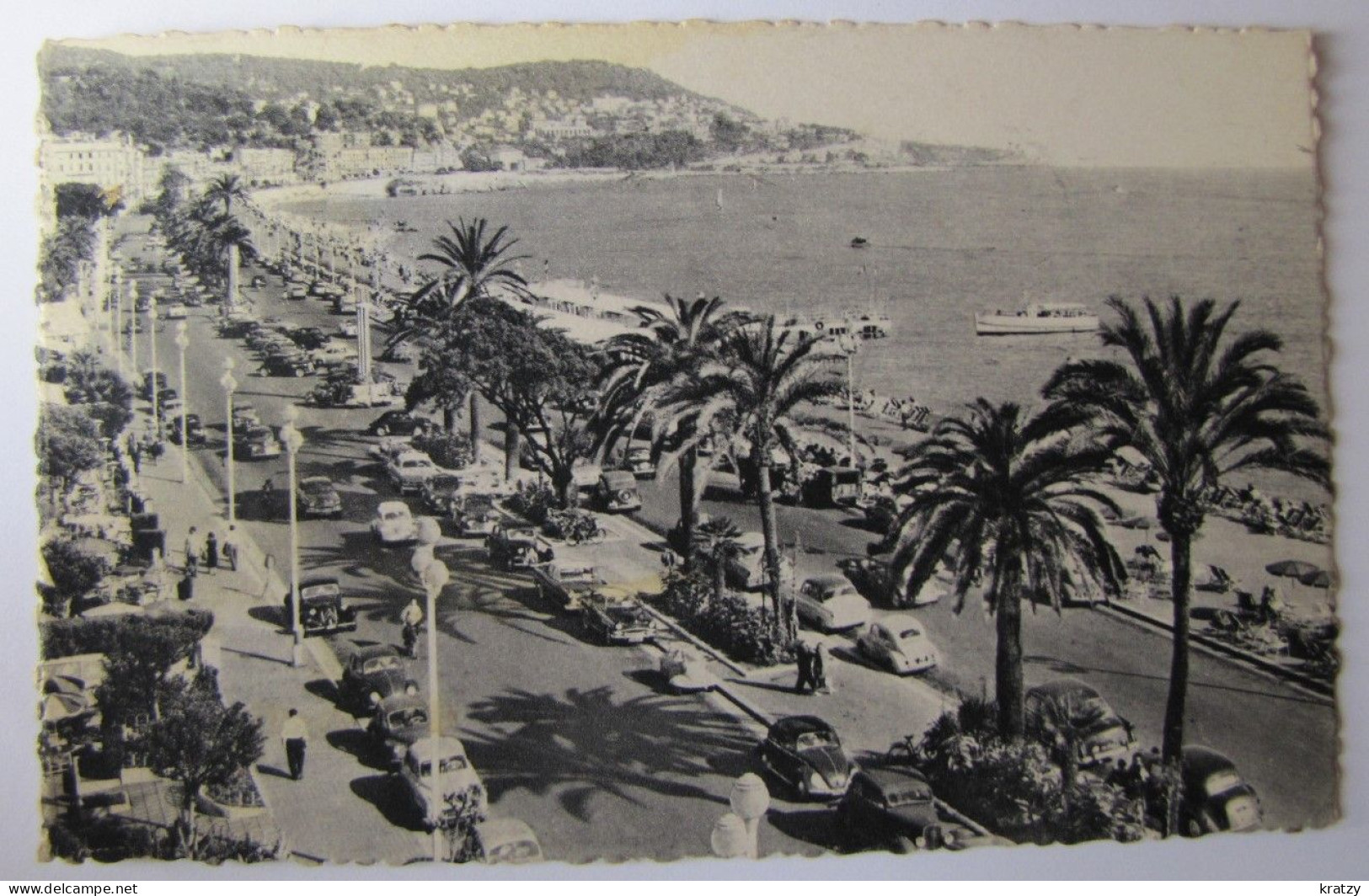 FRANCE - ALPES MARITIMES - NICE - La Promenade Des Anglais - 1959 - Plazas