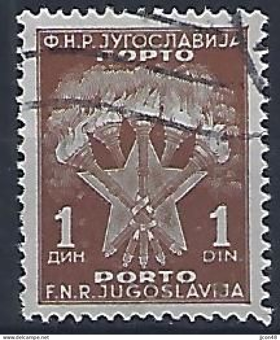 Jugoslavia 1951-52  Portomarken (o) Mi.100 - Strafport