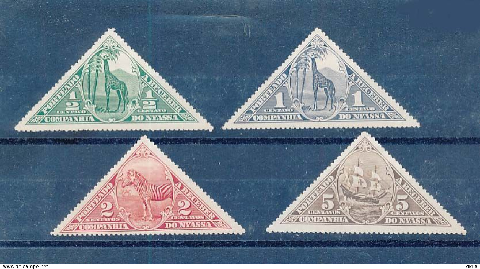 4 Timbres Neufs Sans Gomme  COMPANHIA DO NYASSA  Mozambique XIII-7 - Mozambique