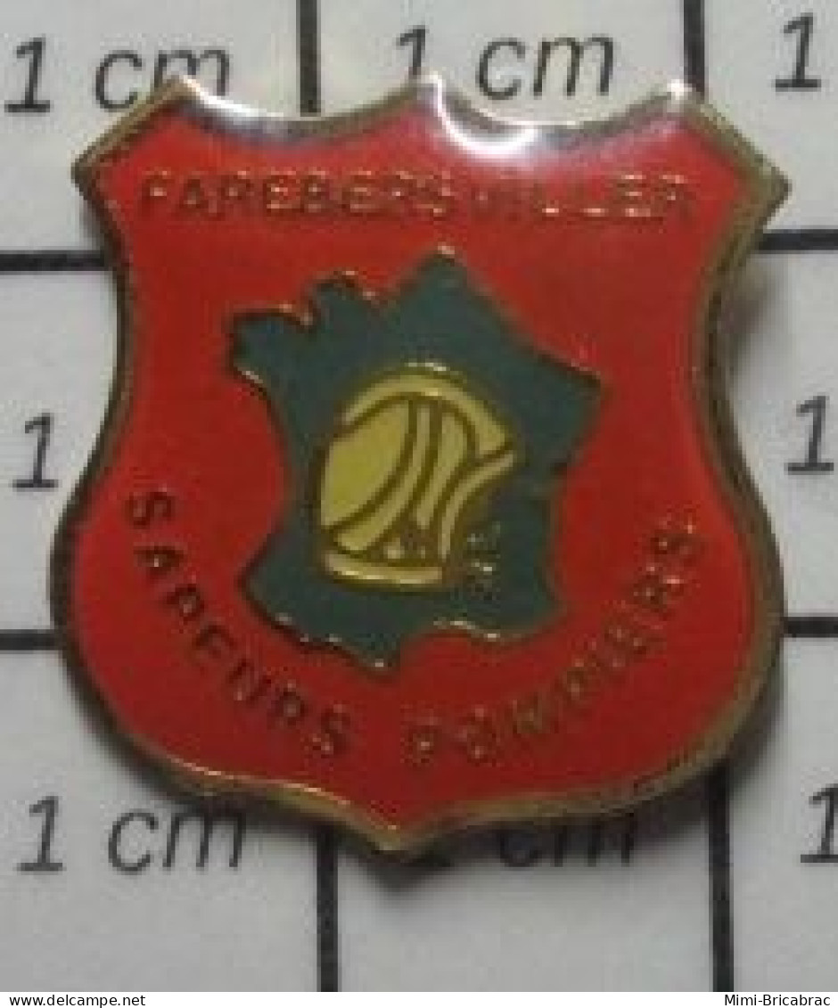 713B  Pin's Pins / Beau Et Rare / POMPIERS / SAPEURS POMPIERS DE FAREBERSVILLER - Bomberos