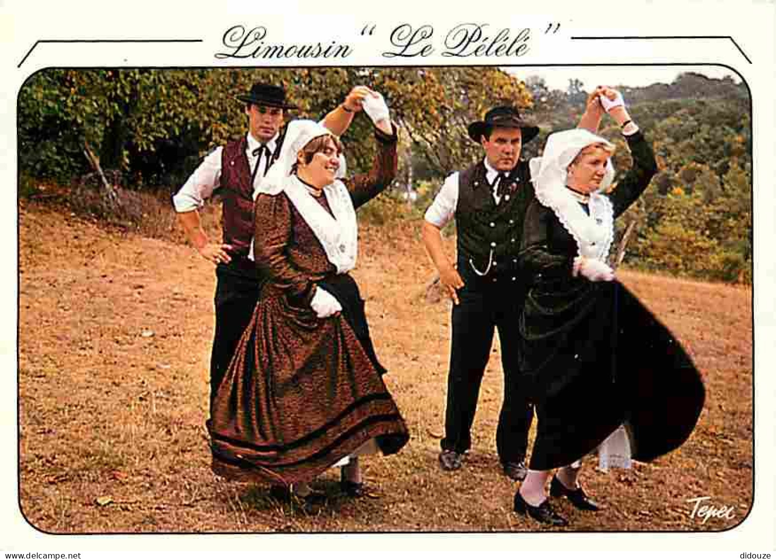 Folklore - Danses - Limousin - Le Pélélé - Groupe Folklorique Les Espoirs D'Isle - Flamme Postale - Voir Scans Recto  - Danses