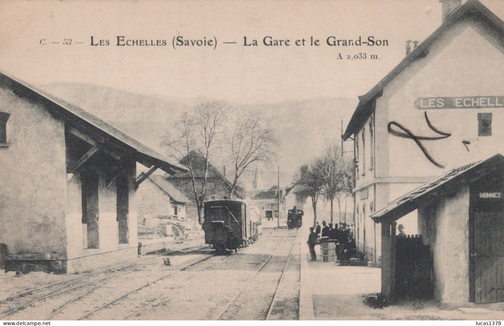 73 / LES ECHELLES / LA GARE ET LE GRAND SON - Les Echelles