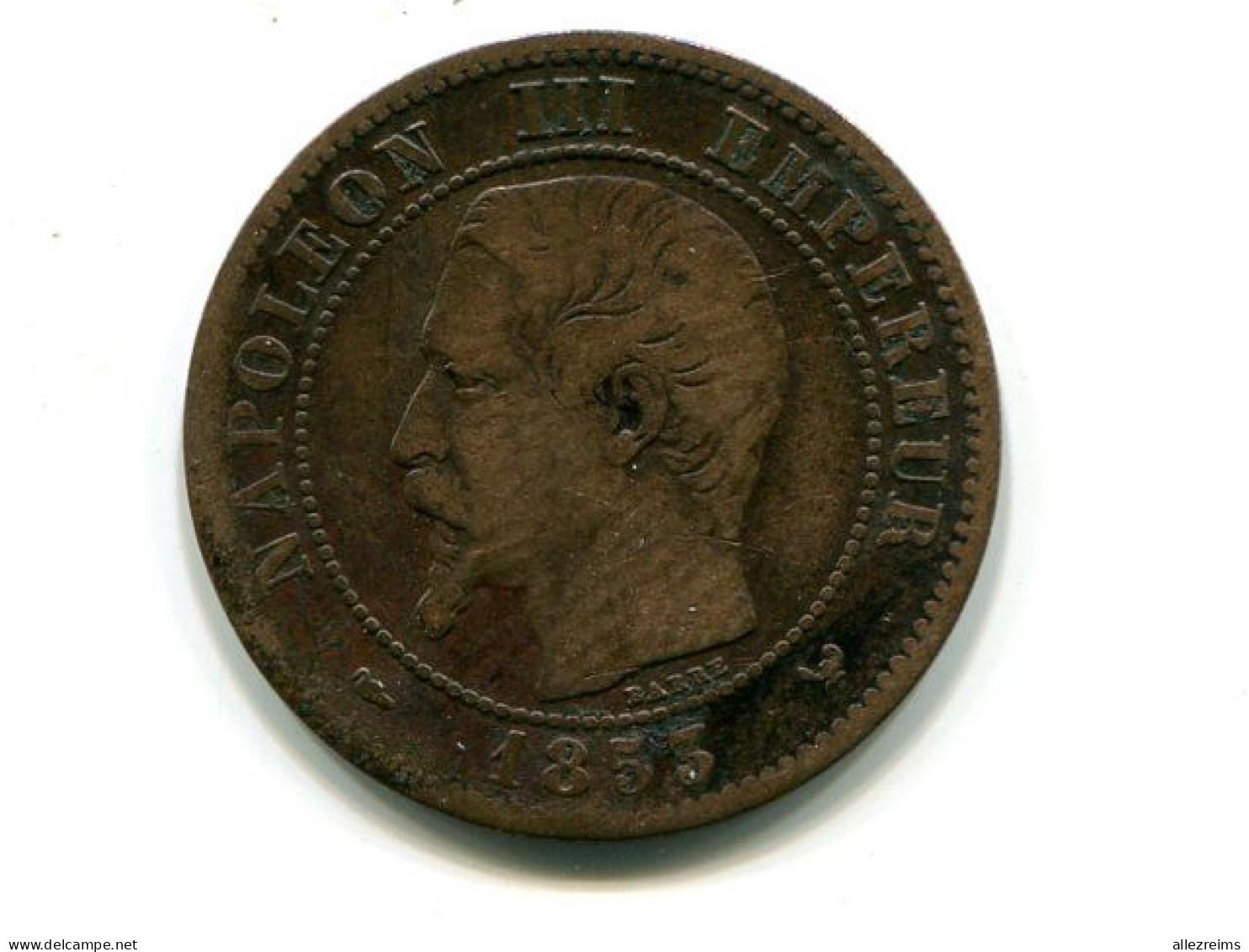 France Napoléon III : Pièce De 2 Centimes  1853 W - 2 Centimes