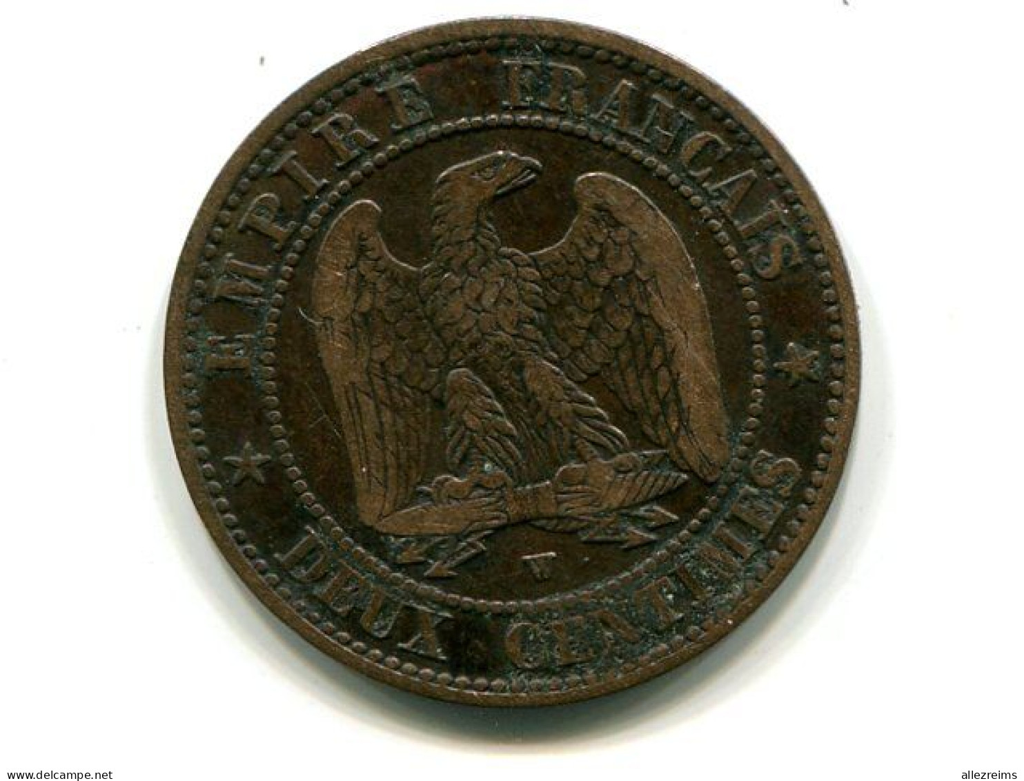 France Napoléon III : Pièce De 2 Centimes  1853 W - 2 Centimes