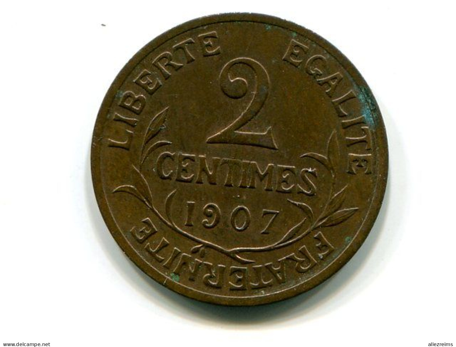 France  3éme République  : Pièce De 2 Centimes  1907 - 2 Centimes