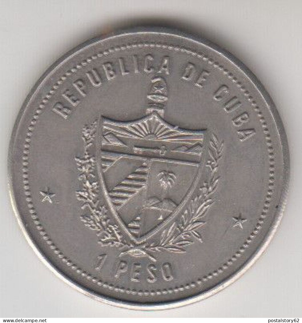 Republica De Cuba " Patria Y Libertad " 1897 - 1987 1 Peso 1987 Commemorativo FDC - Cuba