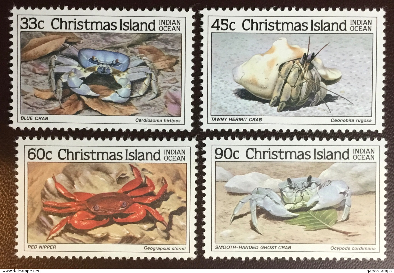Christmas Island 1985 Crabs 2nd Series MNH - Crustaceans