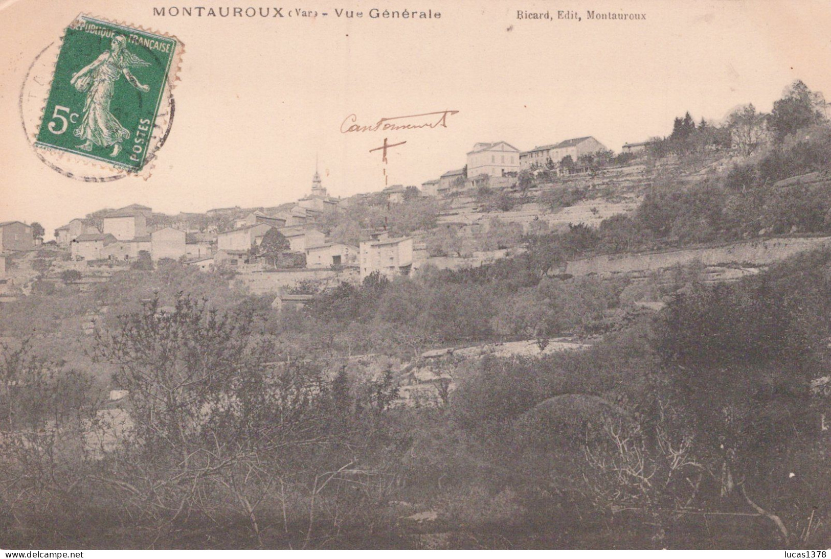 83 / MONTAUROUX / VUE GENERALE / 1908 - Montauroux