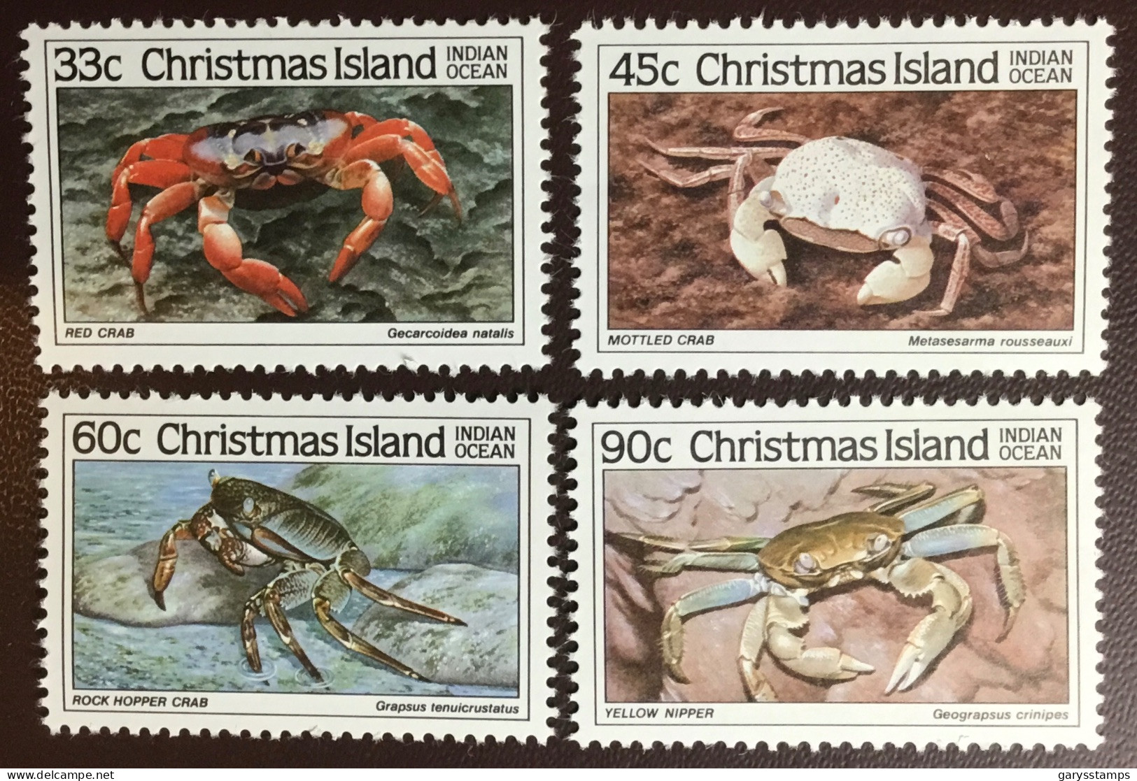 Christmas Island 1985 Crabs 3rd Series MNH - Crustacés