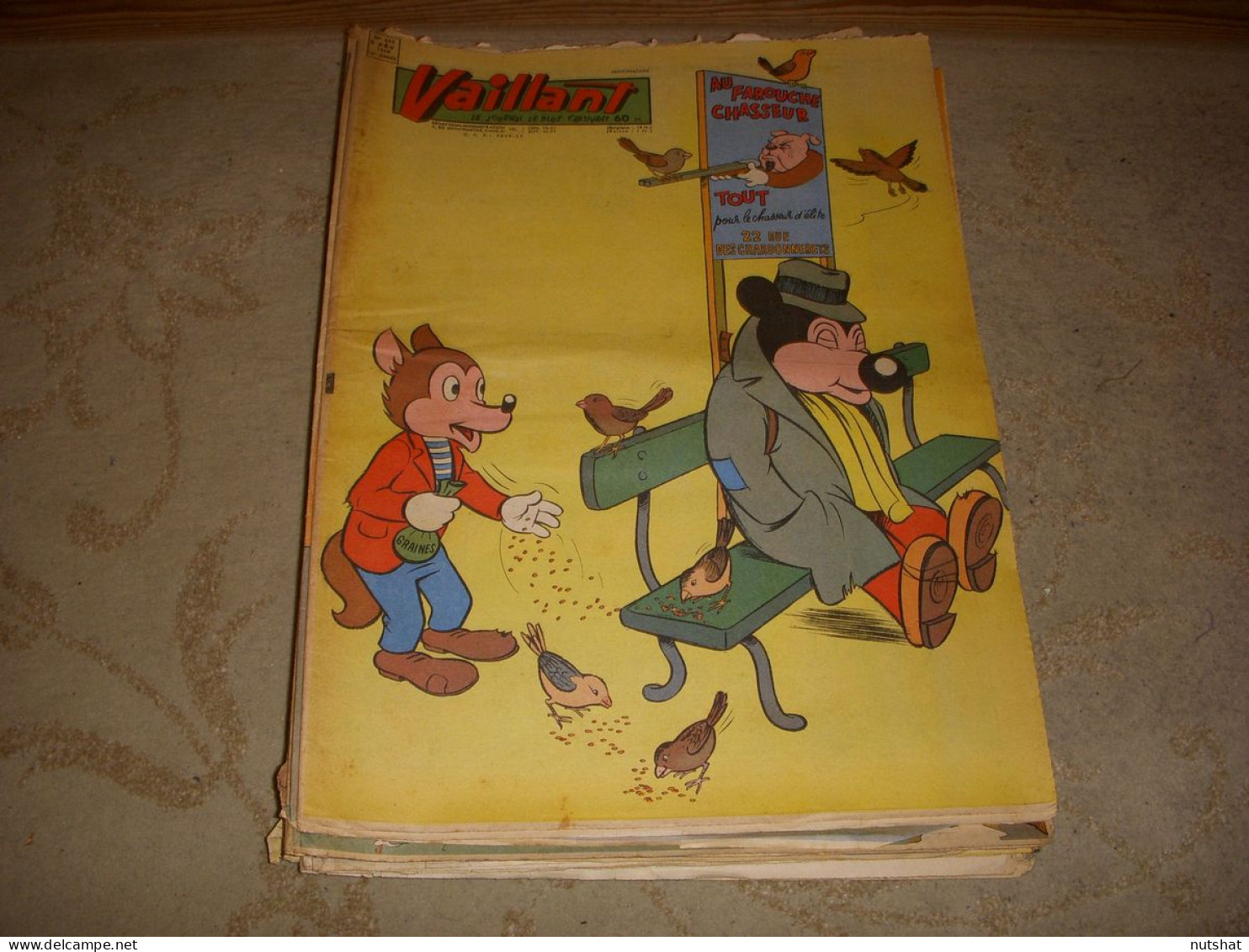 VAILLANT PIF 665 09.02.1958 POTERIE VALLAURIS WANGO Le CIRQUE PATINAGE RIGOULOT - Vaillant