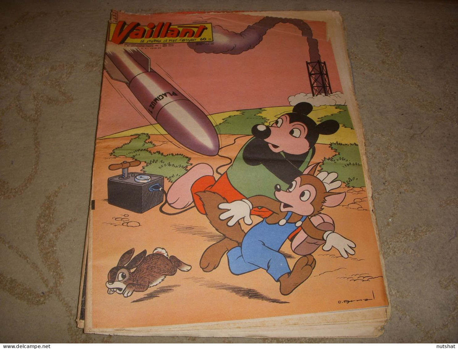 VAILLANT PIF 715 25.01.1959 Les ANIMAUX D'APPARTEMENT Bob MALLARD Jacques FLASH - Vaillant