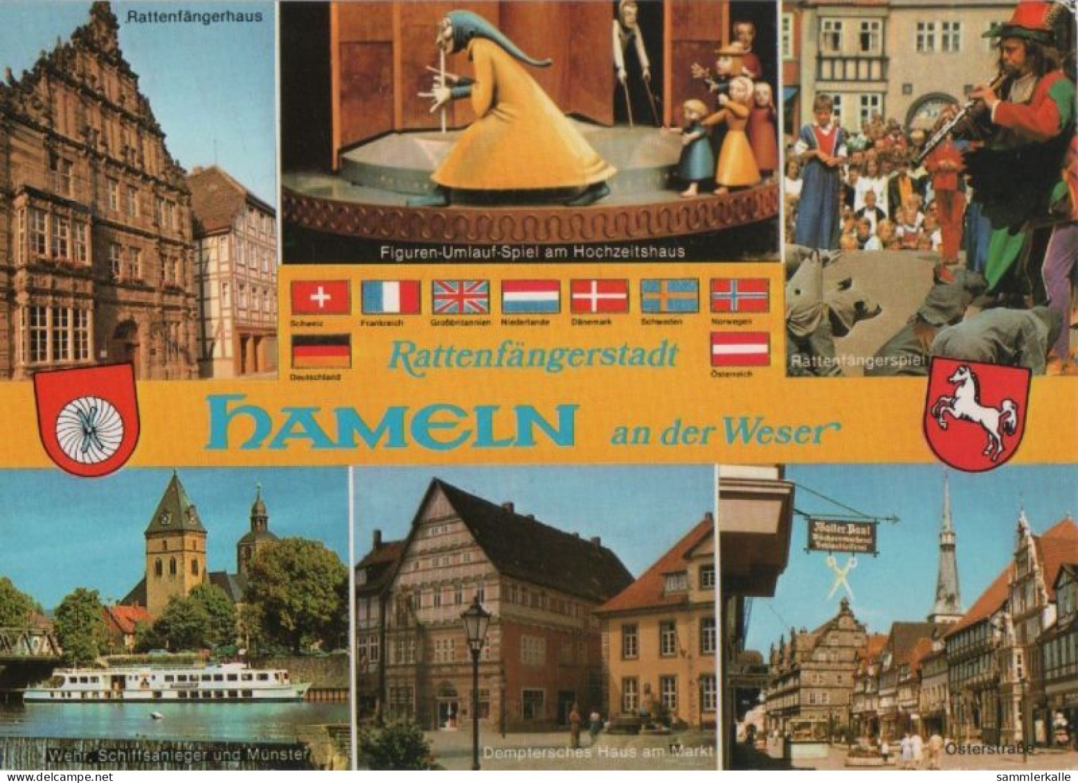 97309 - Hameln - U.a. Rattenfängerhaus - Ca. 1980 - Hameln (Pyrmont)