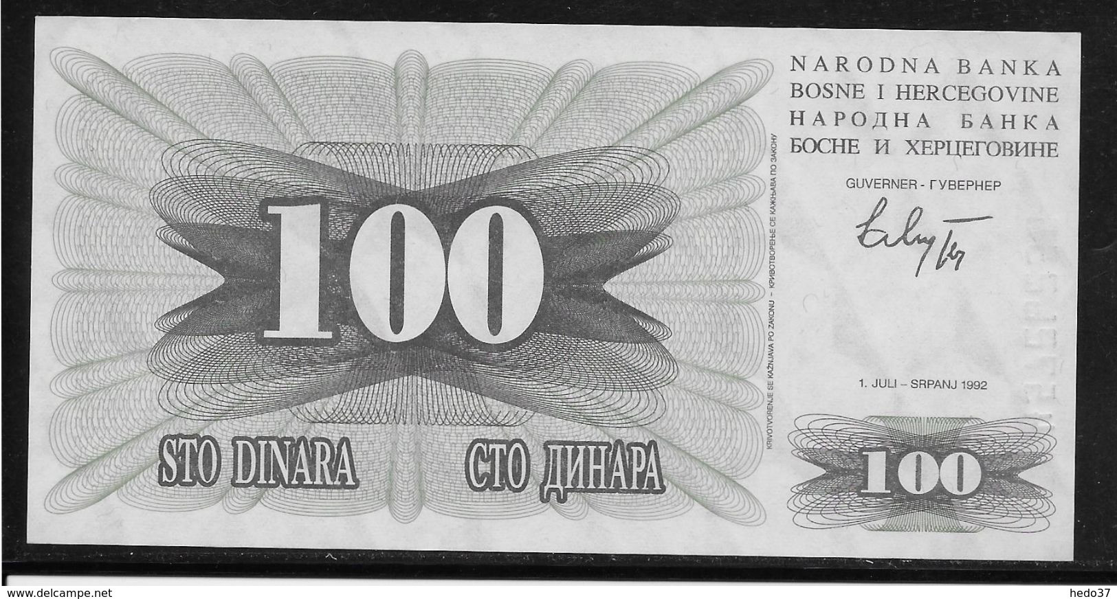 Bosnie-Herzegovine -  100 Dinara - Pick N°13 - Neuf - Bosnia And Herzegovina