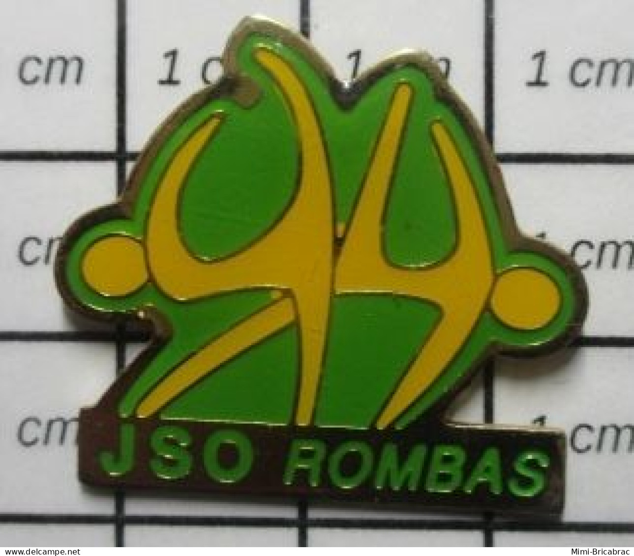 713B  Pin's Pins / Beau Et Rare / SPORTS / CLUB GYMNASTIQUE JSO ROMBAS - Gymnastics