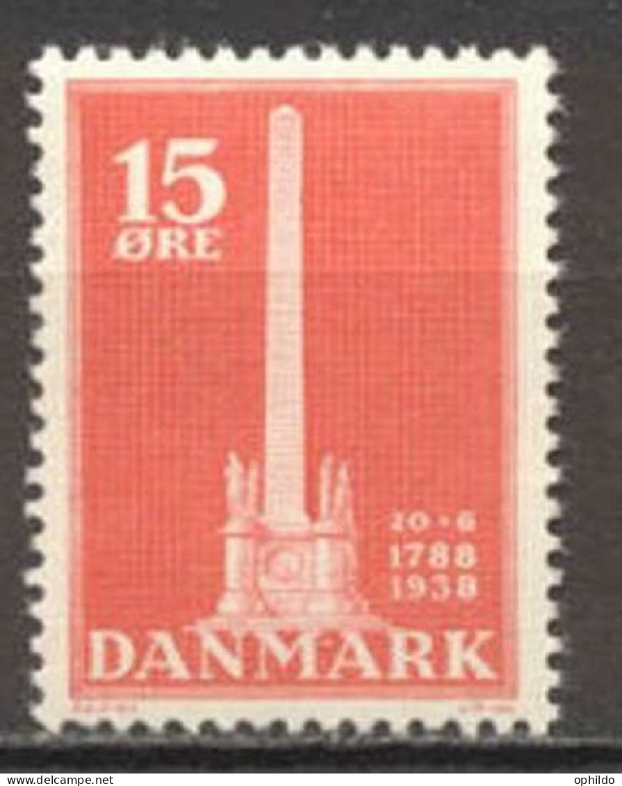 Danemark   Yvert   253  * *  TB  - Neufs