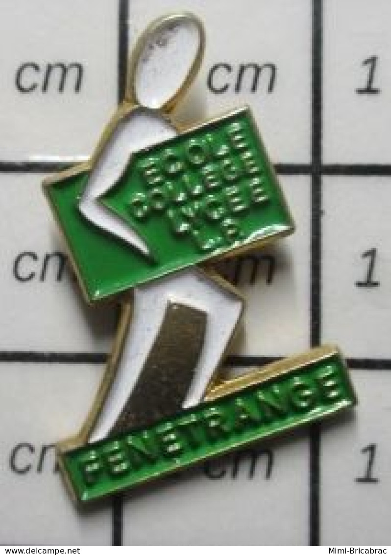 713B  Pin's Pins / Beau Et Rare / ADMINISTRATIONS / ECOLE COLLEGE LYCEE LP FENETRANGE - Administrations