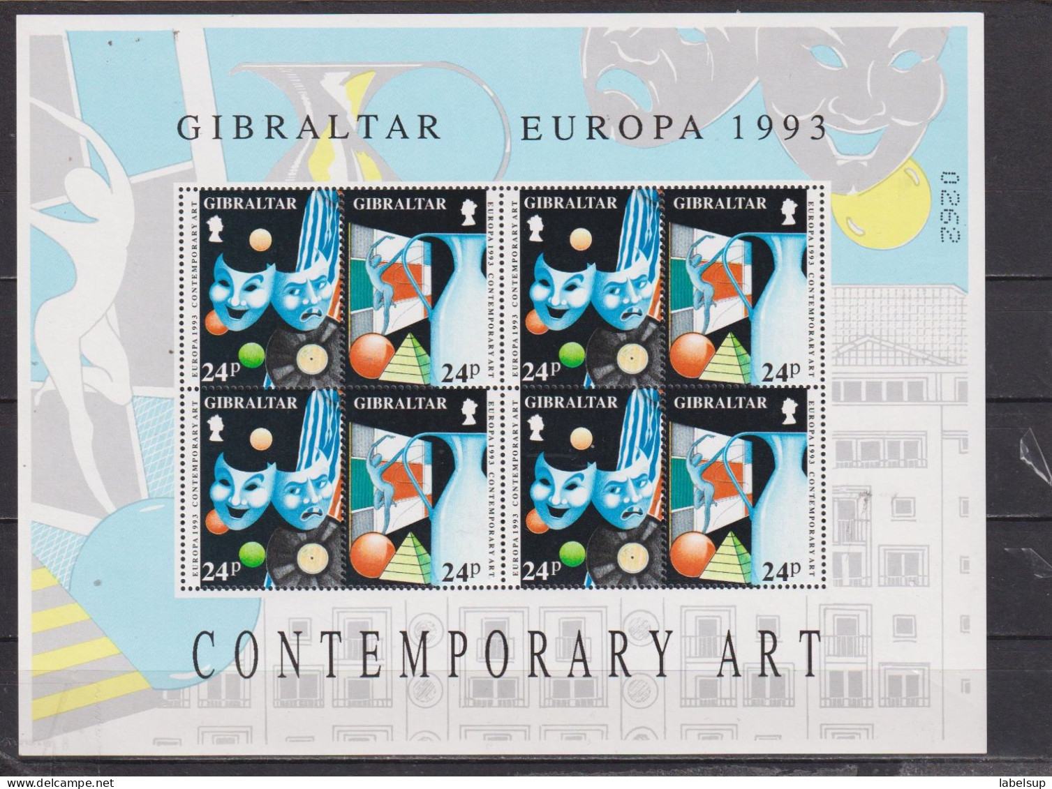 Bloc Neuf** De Gibraltar De 1993 YT 663 Et 664 MI 654 655 MNH Numéroté - Gibraltar